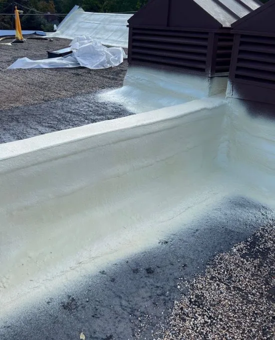 a spray polyurethane foam (SPF)