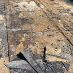 significant deterioration of a flat roof