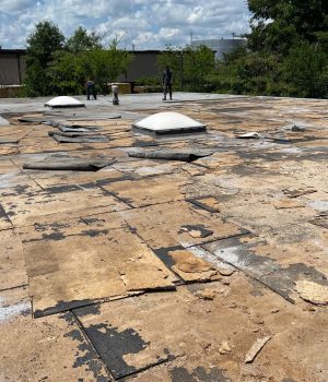 flat roof, likely a Built-Up Roof